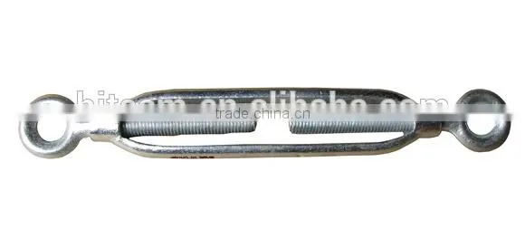Open Die Forged Electro Galvanized JIS Frame Turnbuckle With Eye and Hook photo-2