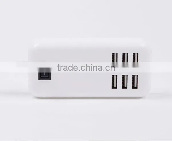 Universal 6 Port Desktop Charging Station USB Power Strip With Switch photo-4