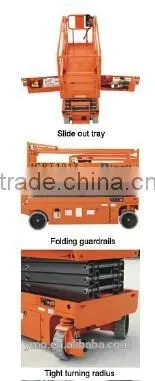 JCPT1412HD/1612HD Self-Propelled Rough-Terrain Scissor Lifts -- HK Mingyang photo-3