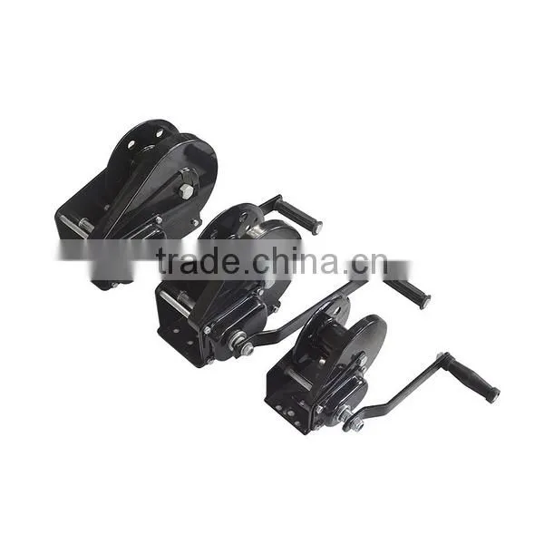 Manufacturing 1200lbs Galvanized Portable Boat Winch With Strap photo-4