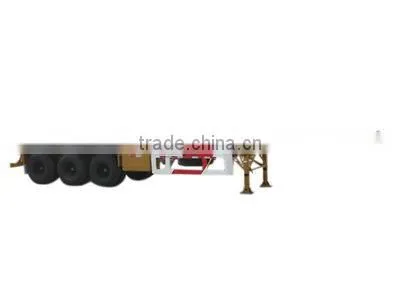 40ft Container Carrier 3 Axle Skeleton Semi Trailer for Sale photo-2