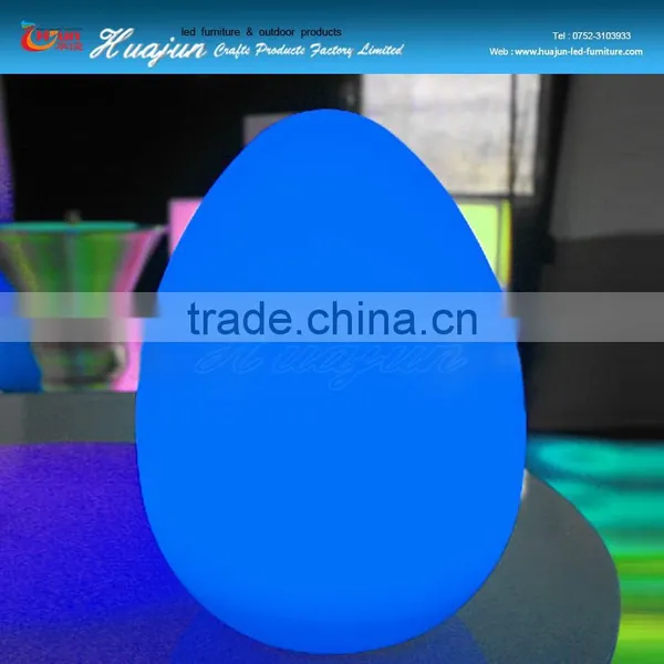 IP68 Mini Decorative Multi Color Changing Modern Hotel Indoor Outdoor Deck Table Led Egg Shape photo-4