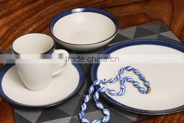 Colorful Solid Ceramic Dinner Set Design photo-4