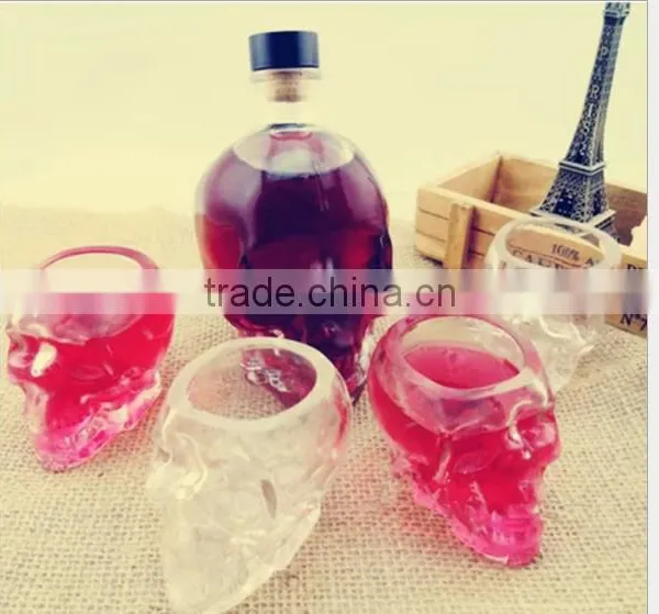 Skull Bottle, 750ml Big Skull Bottle,skull Decanter With Cork photo-6