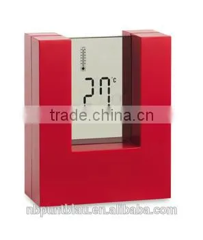 Plastic Multifunctional Desk Clock With Transparent Screen photo-3