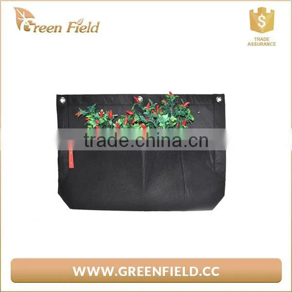 Black Color Felt Planter Wall Hanging Bags photo-5