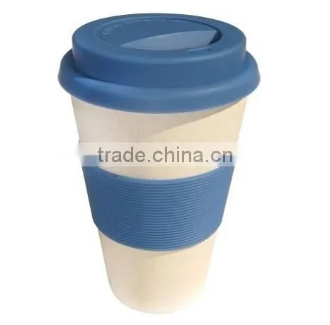 Bamboo Fiber Plate Fiber Eco-friend Coffee Cup Drinking Mug photo-3