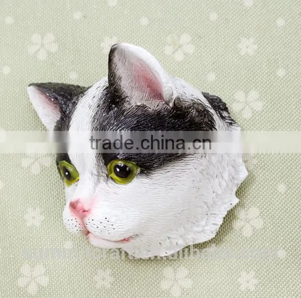 Resin Souvenir 3d Half Cat Stuck in Refrigerator Fridge Magnet photo-2