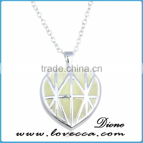 Magic Round Fairy Locket Pendant Gift Luminous Glow in the Dark Necklace photo-5