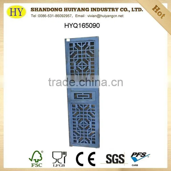 Antique Hand-painting Carved Folding Room Divider Wholesale photo-2