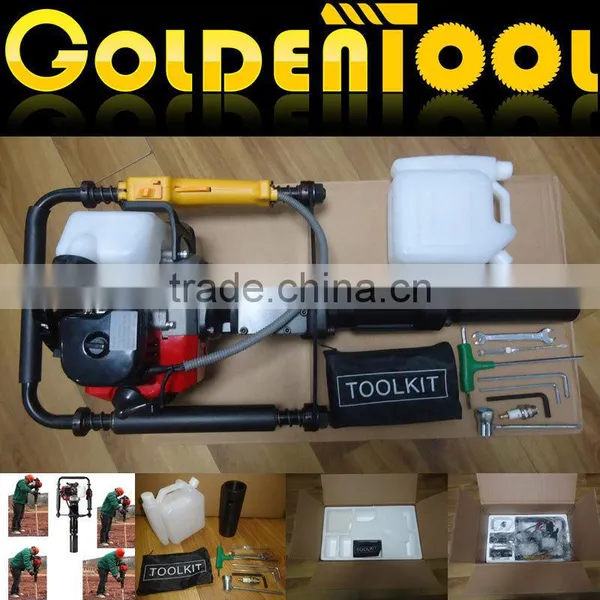 70mm Handheld Hydraulic Construction Fence Post Pile Driver Mini Gas Powered Diesel Piling Machine photo-6