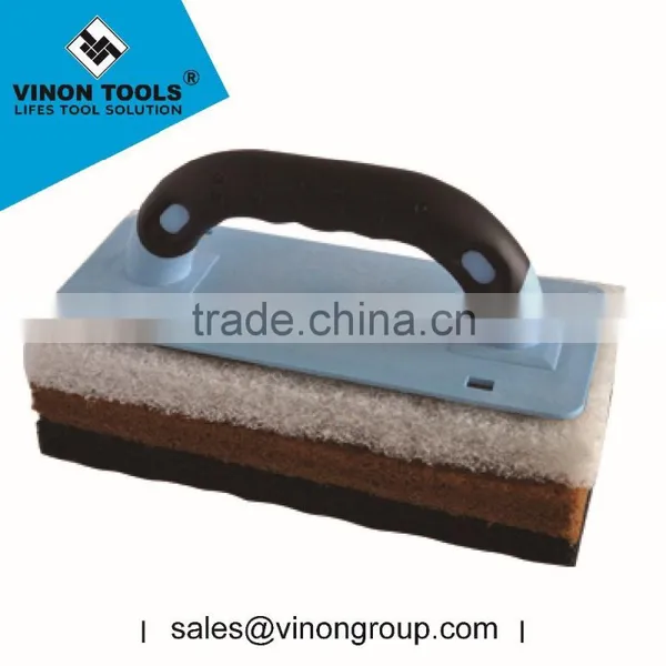 Scouring Pad-Triple Pk W/Soft Handle, Cleaning Tools