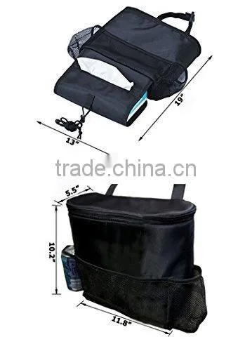 Car Seat Back Organizer Multi-Pocket Travel Storage Bag photo-2