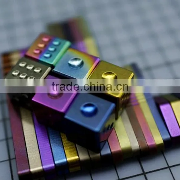 TK-3156 16MM Food Grade TC4 Titanium Dice for Bar Frozen Ice Cubes photo-3