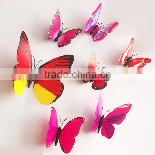 3D Butterfly Wall Sticker 12pcs/Set Decor Sticker photo-5