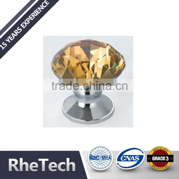 Factory Supply Green Crystal Ball Handles Knobs photo-4