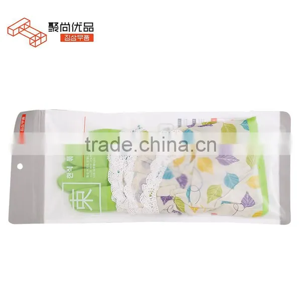 L00035 Rubber Gloves Scrubber/ House/kitchen /cleaning Room With Velvet photo-5