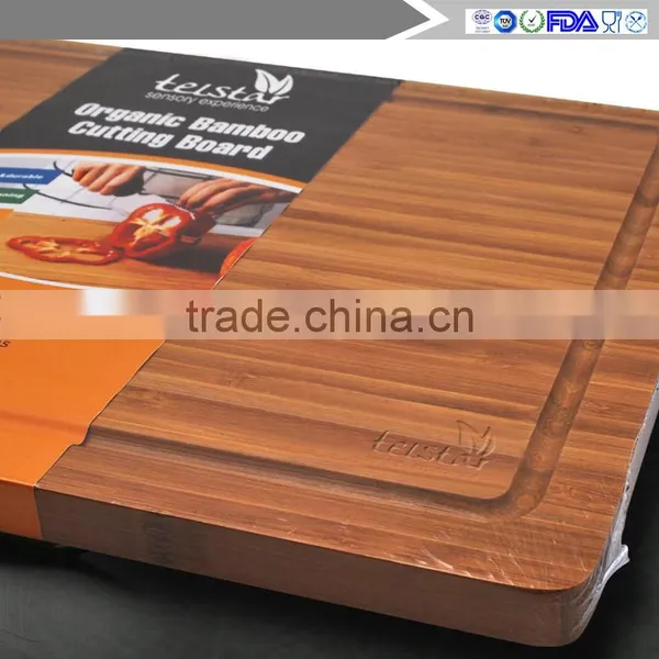 Manufacturers Wholesale Organic Bamboo Chopping Block the FDA Safety of Kitchen Cutting Board photo-4
