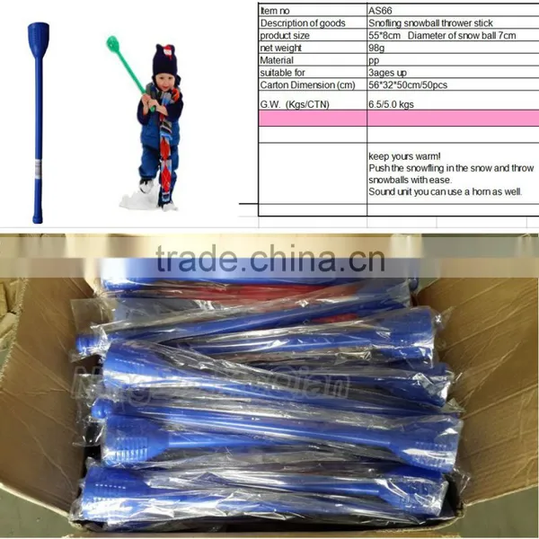 Plastic Snowball Slinger With Horn Kids Snoball Maker and Thrower Launcher Make Fight Winter Snow Toys photo-6