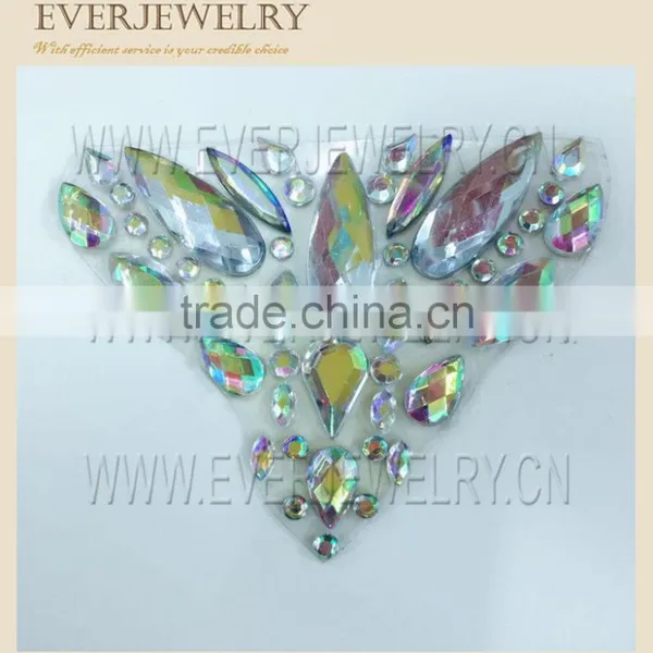 2017 Rainbow Adhesive Body Jewels
