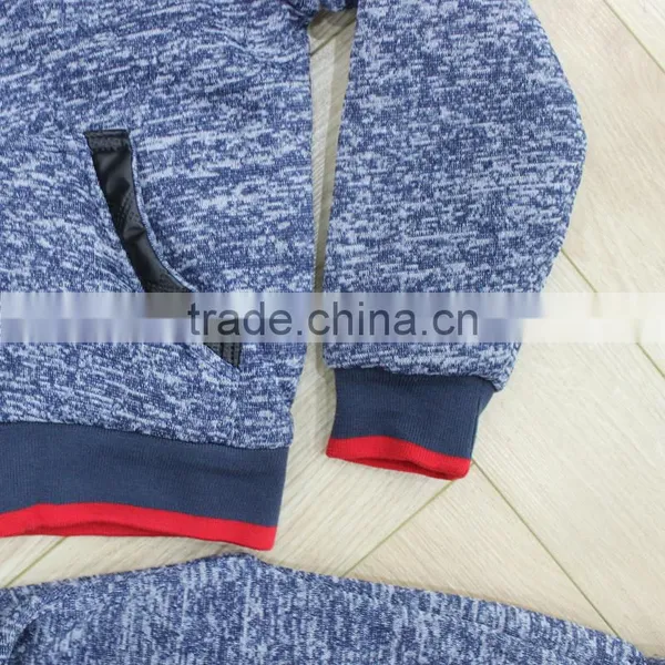 Kids Jersey Football Melange Yarn Insert PU Sportswear photo-4