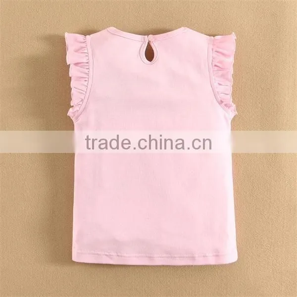Fashion Summer Embrodery Design Mom and Bab Latest Shirts for Girls photo-2