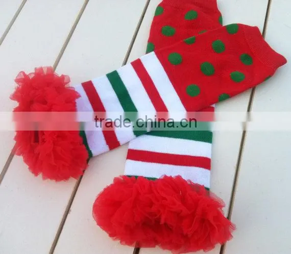 Baby Stripe Knitting Leg Warmers For Kids Girls Leg Warmers photo-6
