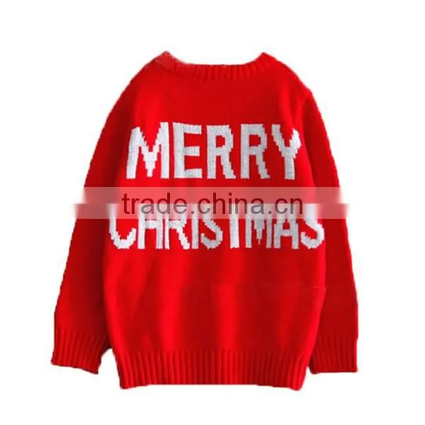 Kids Boy Ugly Christmas Sweater Knitting Patterns Pullover photo-2