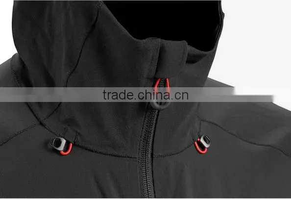 No Zipper Hoodie Jacket Waterproof Fabric Softshell Jacket photo-5