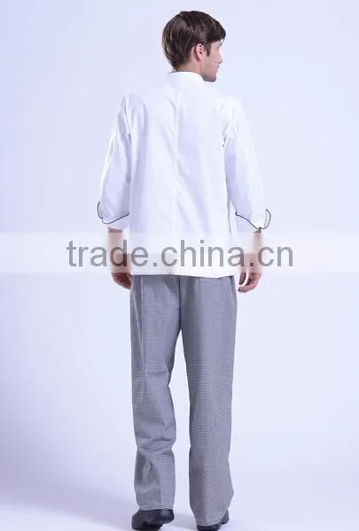 Custom Factory Wholesale Breathable and Comfortable Vest Top Chef Uniforms ,restaurant Uniforms, Barber Uniforms photo-4