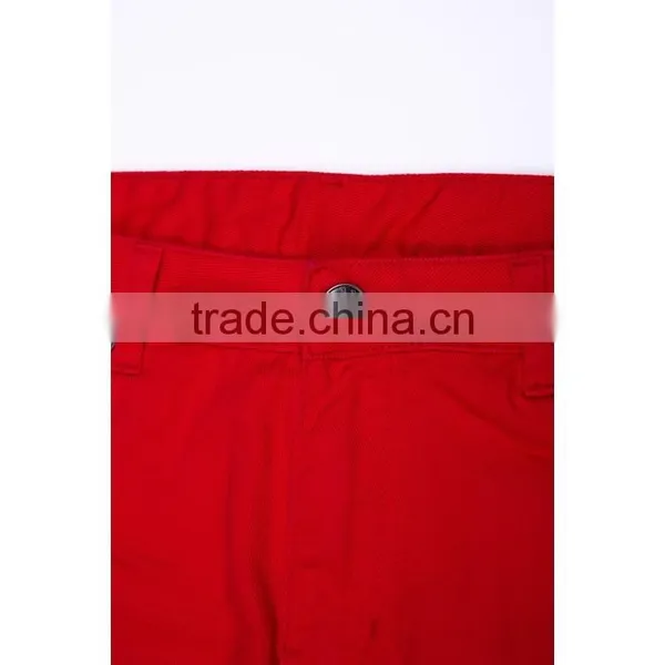2016 New Style Red Color Stone Wash Mens Cargo Pants , Custom 20% Polyester 80% Cotton Jogger Pants photo-3