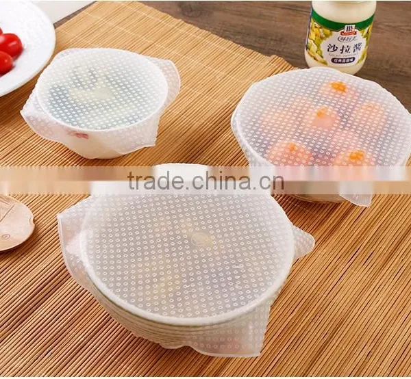 Amazon 2017 Hot Selling Stretch And Fresh For Keeping Food Fresh Film REUSABLE CLING WRAP photo-2
