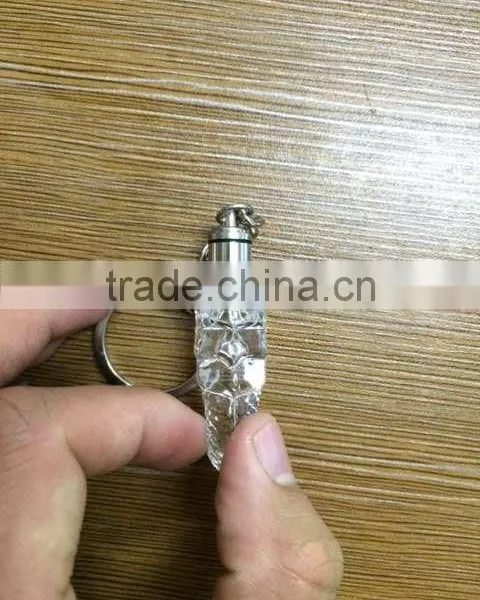Crystal Singapore Merlion Model With LED Keychain For Souvenirs Gifts KJJ-02 photo-4