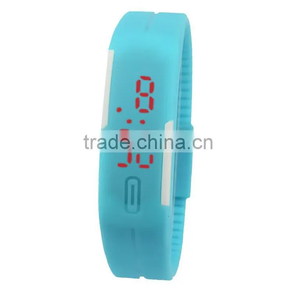 Plastic Promotional Watches With Your Own Logo Digital Bracelet Silicone Led Watch photo-3