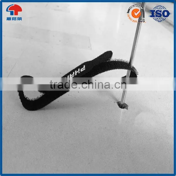 Multi-use Custom Nylon Hook and Loop Cable Ties With Eyelet photo-5