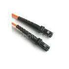 MTRJ Fiber Connector Optical Fiber Patch Cable , 62.5/125 Multimode