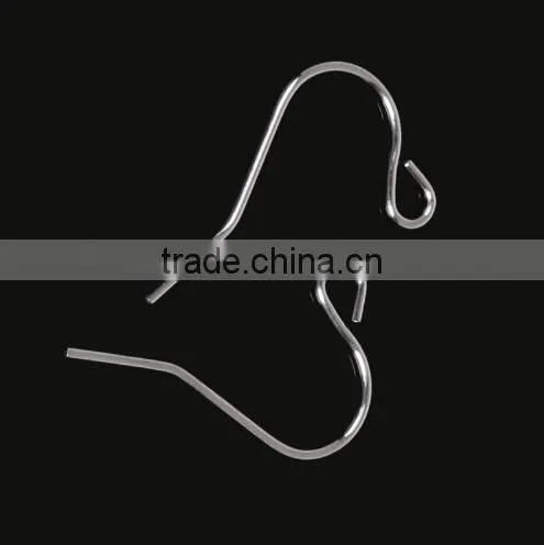Surgical Stainless Steel Plain Ear Wire Earrings Hooks Jewellery Findings Accessories photo-3