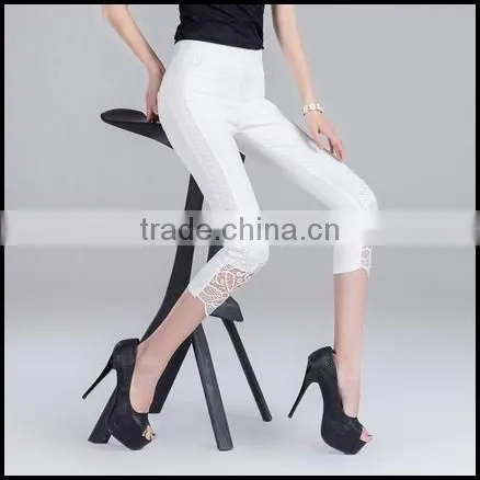 Comfortable Custom Made Fold-Over Yoga Capri Pants for Women photo-2