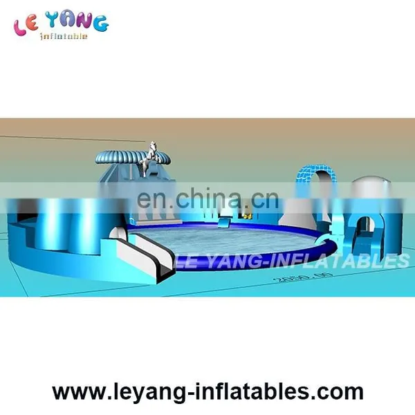 Commercial Grade Frozen Design With Round Swimming Pool With Slides for Kids photo-4