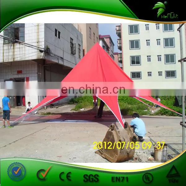 Dia 10m Star Shade Marquee Tent / Customized Red Star Tent For Party, Wedding, Advertising photo-2