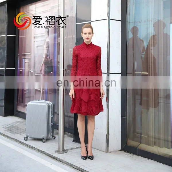 Apparel Factory Fashionable Women Long Sleeev Dress Custom Design photo-4