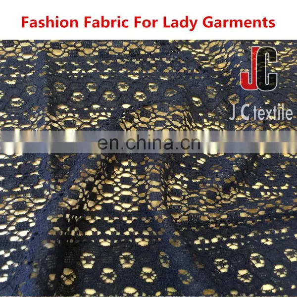 Hot Sale Elegant Cotton Nylon Lace Fabric for Lace Dress Fabric photo-2