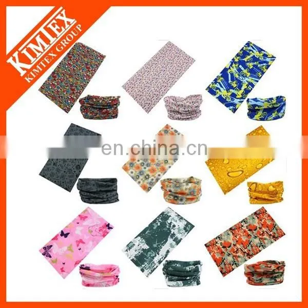 Promotional 100% Polyester Microfiber Seamless Bandana Headwear Bandanda photo-3