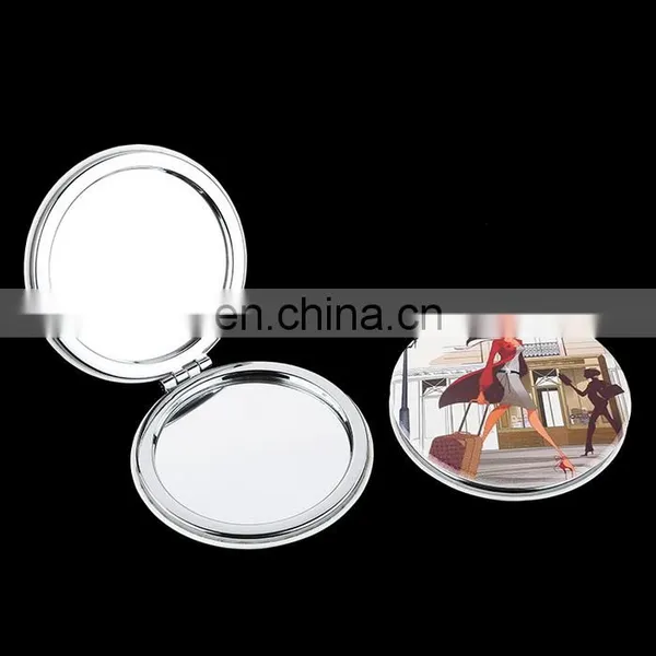 Customized Cosmetic Round Leather Mirror/pocket Mirror photo-4