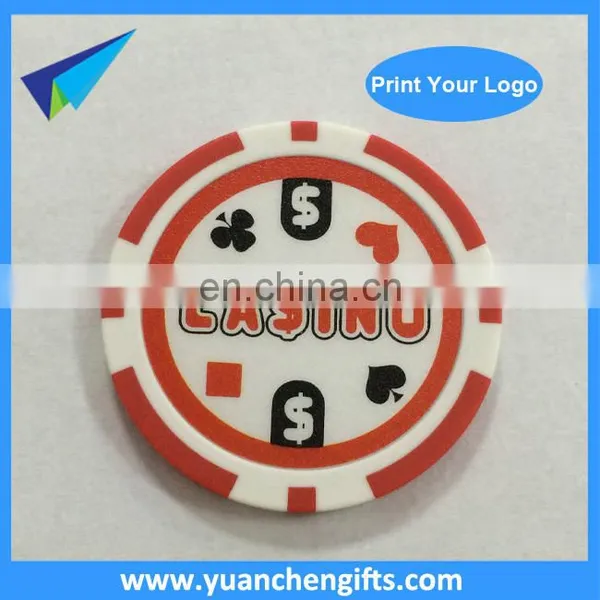 Bulk Sale Plastic ABS Casino Chips / Poker Chips With Different Color photo-5