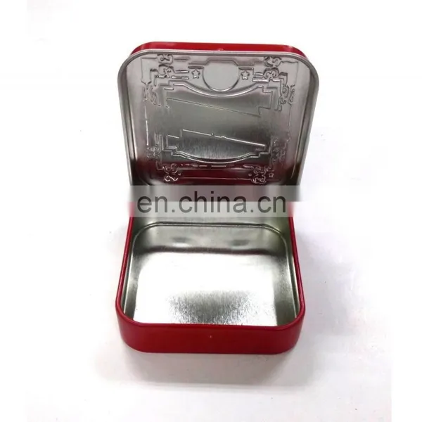 Red Square Earphone Tin Box photo-3
