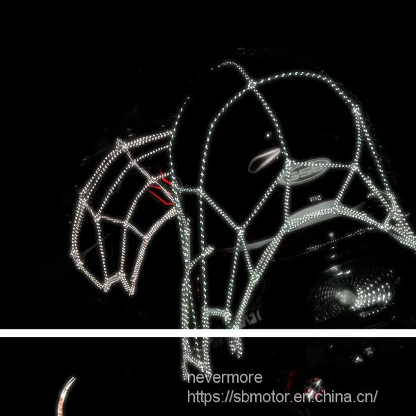 Spirit Beast Motorcycle Modified Super Reflective Stretchable Helmets Net CL107 photo-2