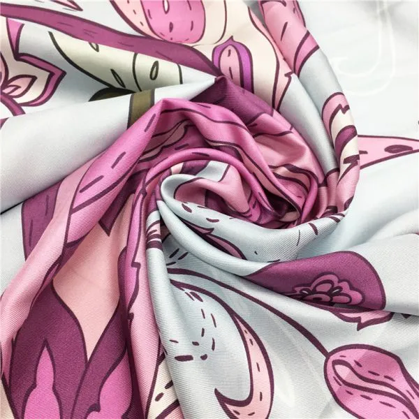 Low MOQ High Quality Custom Digital Printed Silk Scarf For Men photo-4