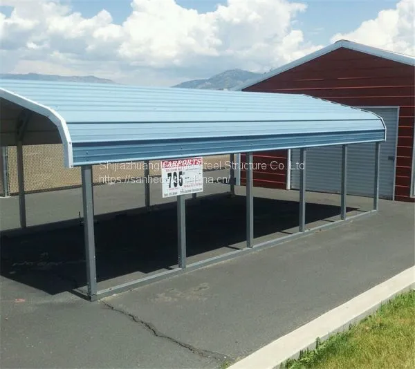 Pipes Shade Structure Carport Cheap Prefab Metal Shelter for Boat photo-2