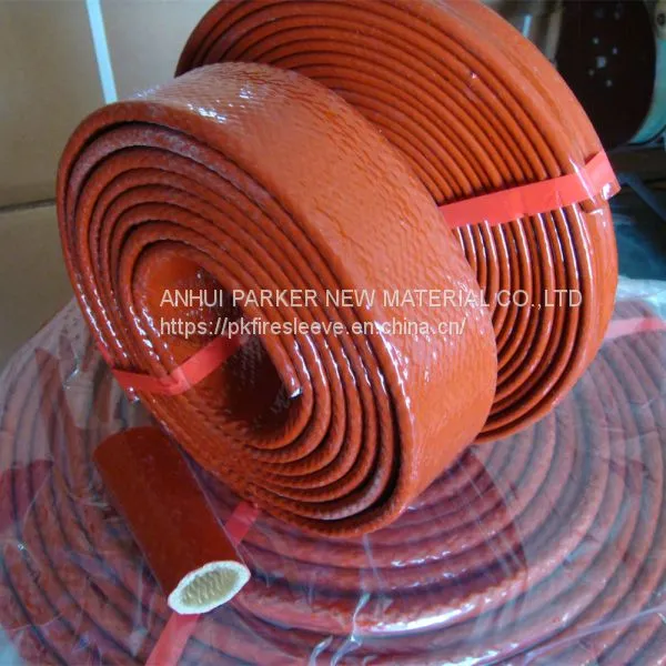 Silicone Rubber Coated Fiberglass Hose Protector Sleeve photo-2